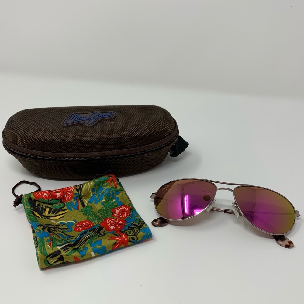 Maui Jim Baby Beach sunrise pink rose sunglasses